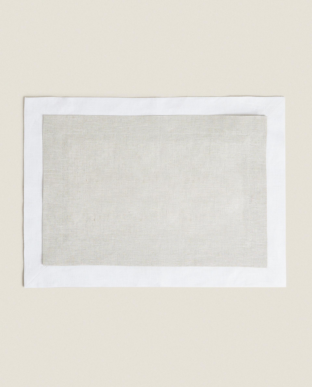 Zara Home сервировочная салфетка из льна, 50 35 см · 9237/023