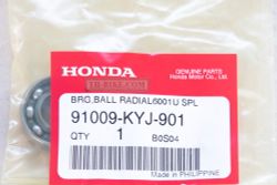 91009-KYJ-901. BEARING, RADIAL BALL, 6001U