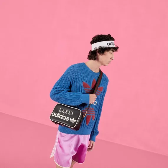 Маленькая сумка на плечо Adidas X Gucci черный
