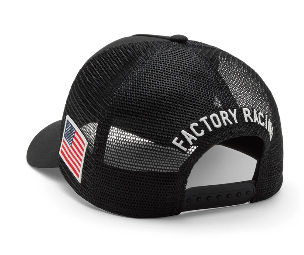 96359-26VX Лимитированная коллекция Harley-Davidson® Factory Racing Fanwear Trucker Cap - бейсболка