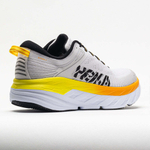 Кроссовки HOKA BONDI 7 Nimbus Cloud/Radiant Yellow арт. 1110518NCRY, белый, муж.