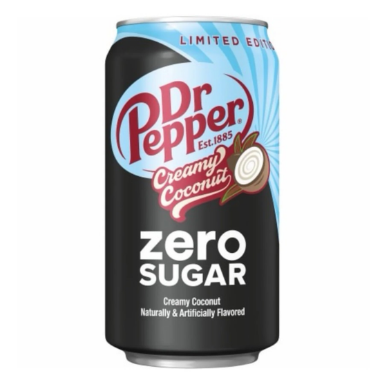 Газированный напиток Dr Pepper Крем Кокос 355мл (США)