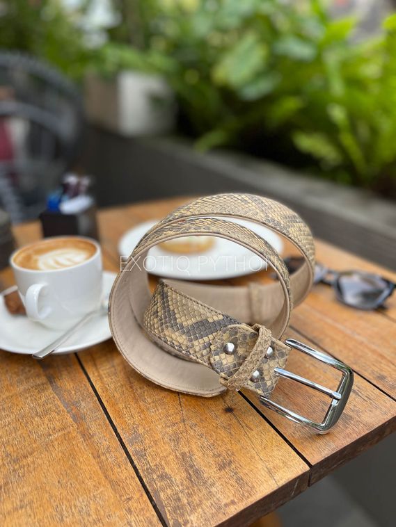 Ремень из кожи питона AC-106