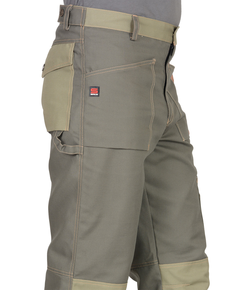 Костюм "ТОКИО" куртка, брюки т. песочный с хаки 100%х/б пл. 265 г/кв.м