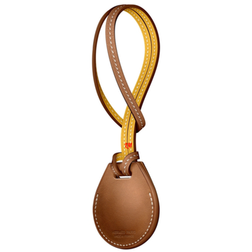 Умный брелок Apple AirTag Hermes подвеска для сумки Коричневый