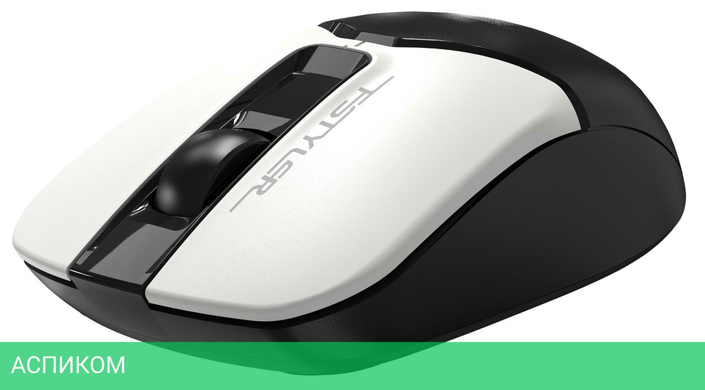 Мышь A4Tech Fstyler FM12 Panda белый/черный