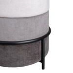 Пуф norunn, шенилл, дымчато-серый