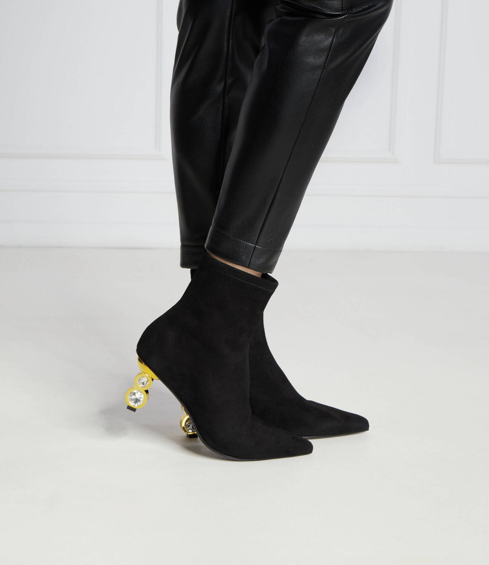 Кожаные ботильоны Kat Maconie - черный(ICHIGO)