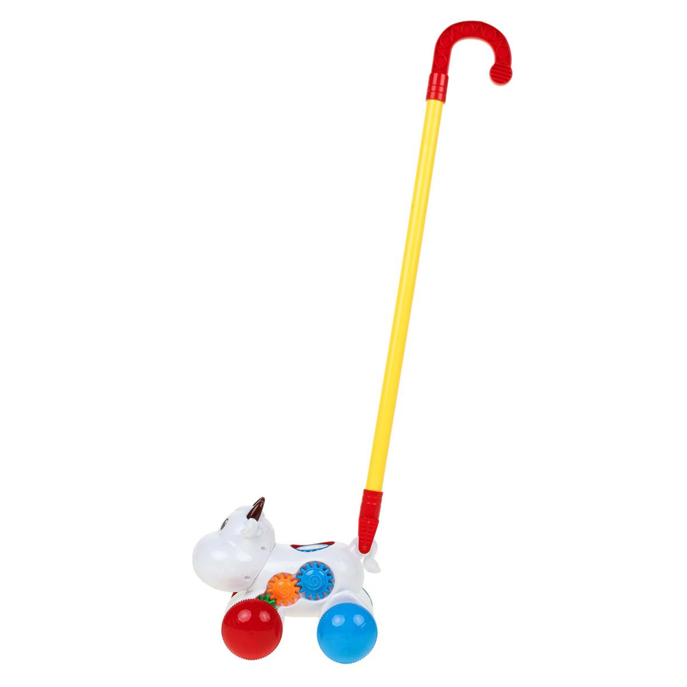 Каталка на палке Корова, пакет 0516