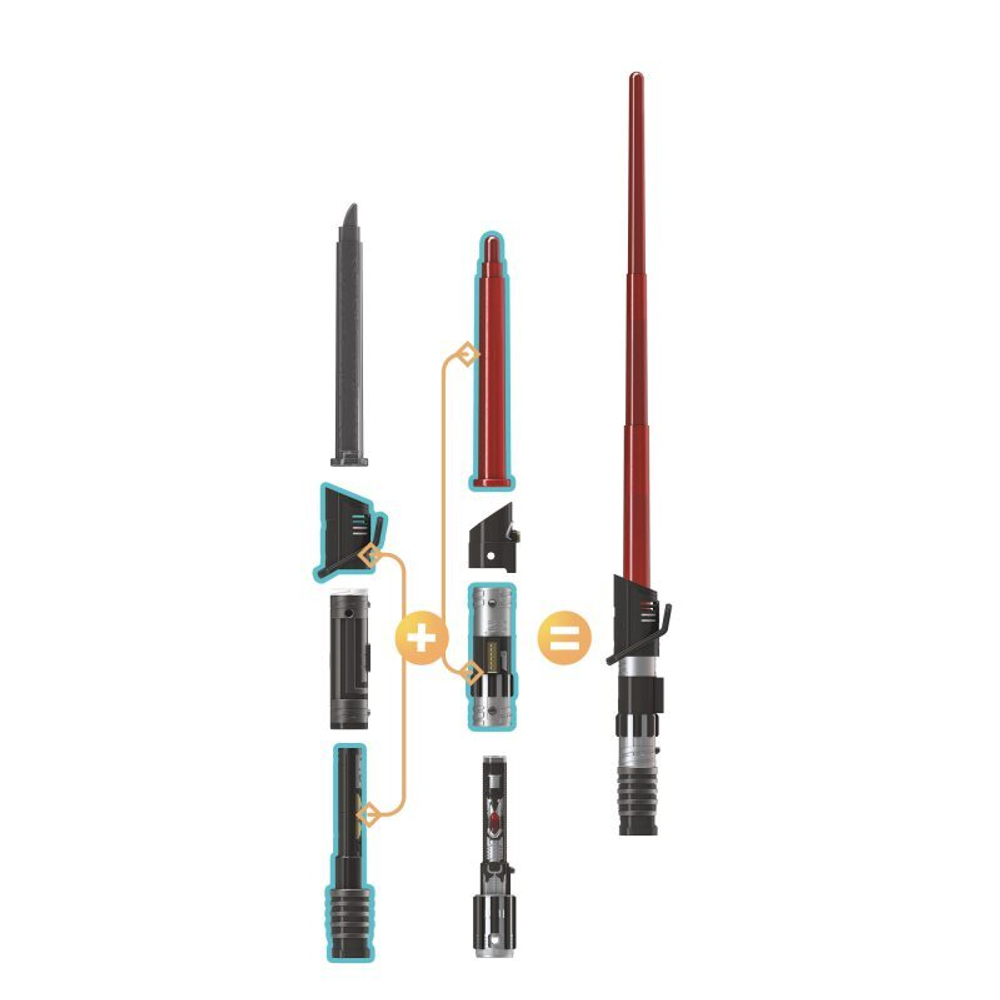 Hasbro Star Wars - Lightsaber Forge Electronic Darksaber F1169