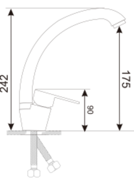 Смеситель GranAlliance G-4 матовый