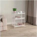 Этажерка напольная для кухни со столиком «Ладья - 33С», цвет белый, 61*45*30см