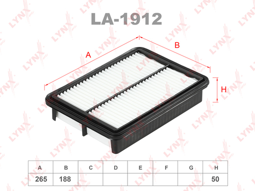Фильтр воздушный  LYNX LA-1912
