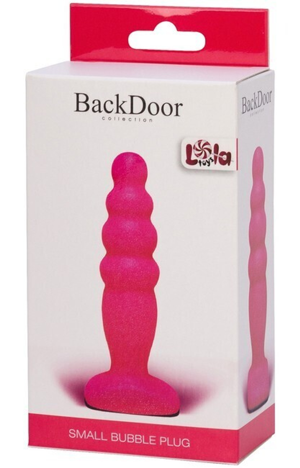 Анальный стимулятор Small Bubble Plug Pink (11 см , розовый) (Цвет: розовый)