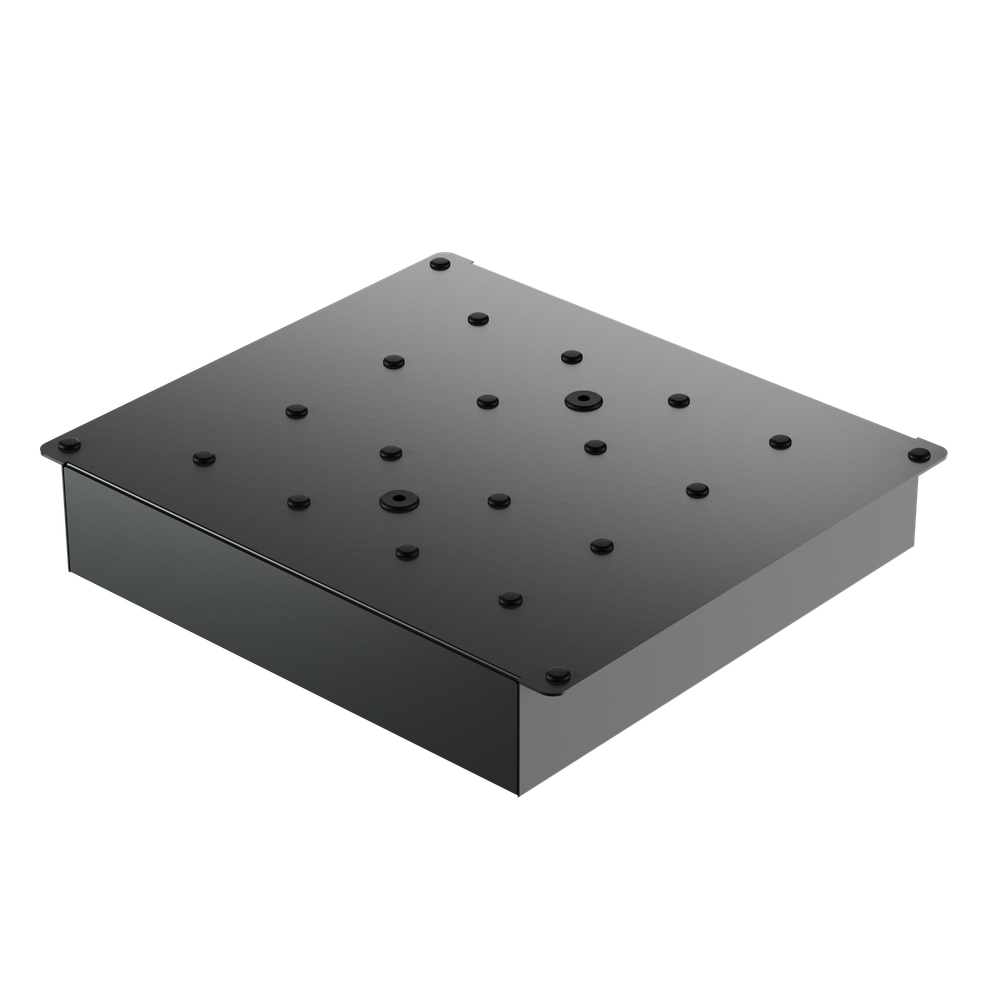 Комплект светильников Geniled Griliato Tetris x4 для ячейки 200x200 80Вт 3000К Опал Черный IP40