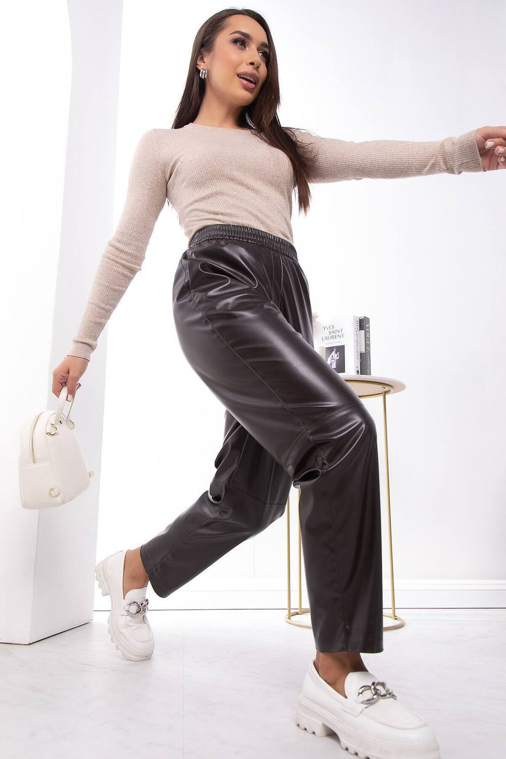 Брюки "Адора" (шоколад) Б7485 LT Collection (Акция)