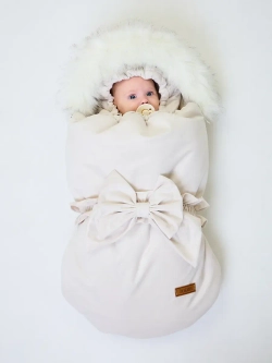 Конверт на выписку новорождённому зимний