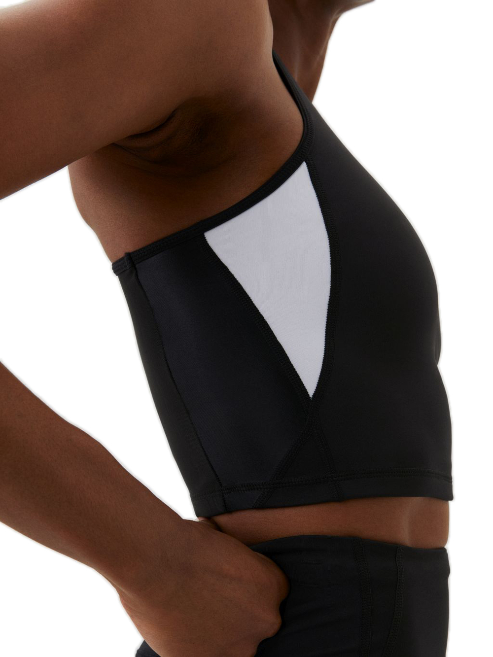 Женский топ теннисный Björn Borg Crop Tank W - black beauty