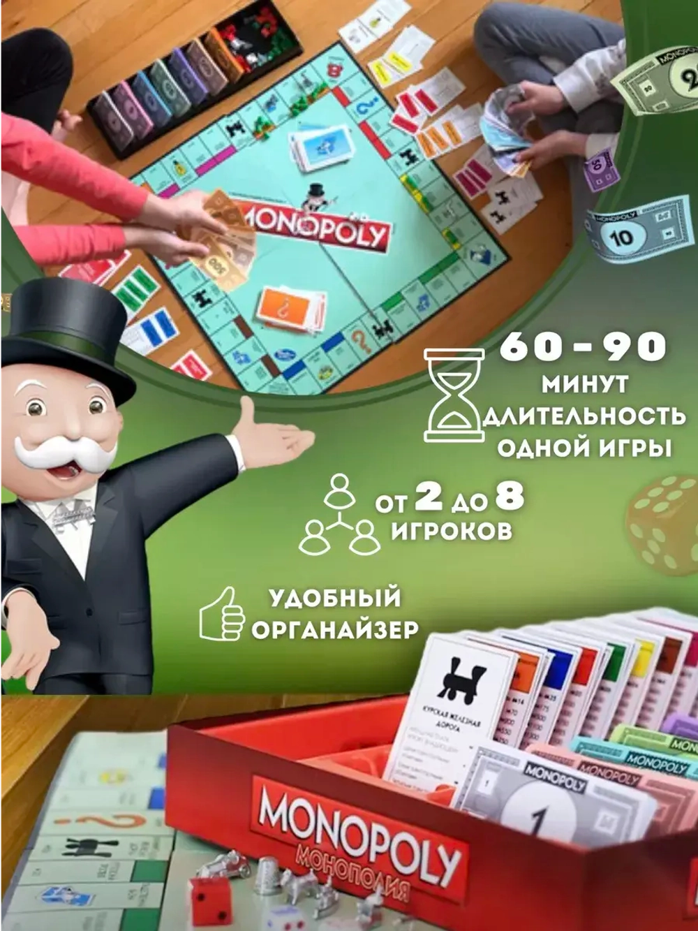 Монополия классическая игра для всей семьи