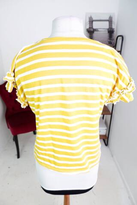 Футболка Inextenso в крупную полоску, маркировка М, визуально 46 размер