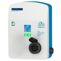 Зарядная станция Orbis VIARIS CITY 7.4 кВт с розеткой Т2 (OB94M7432)