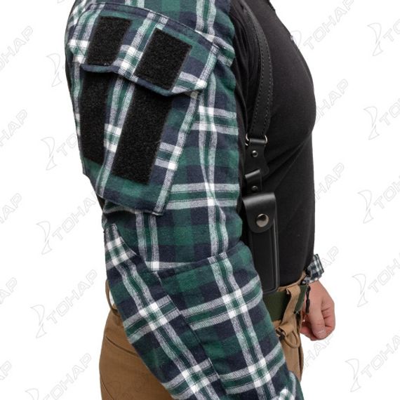 Кобура операт. под ПМ вертик. с запасной обоймой ПМ черная (HS-ОК-1-Нч) Helios