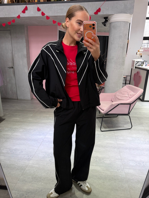 Спортивный костюм Девяностые черный