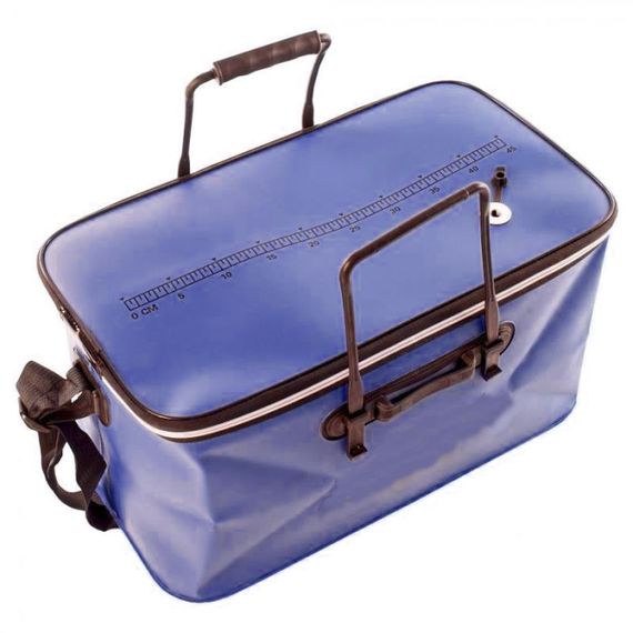 Сумка - кан рыболовная водонепроницаемая складная  с клапаном 45 см EVA