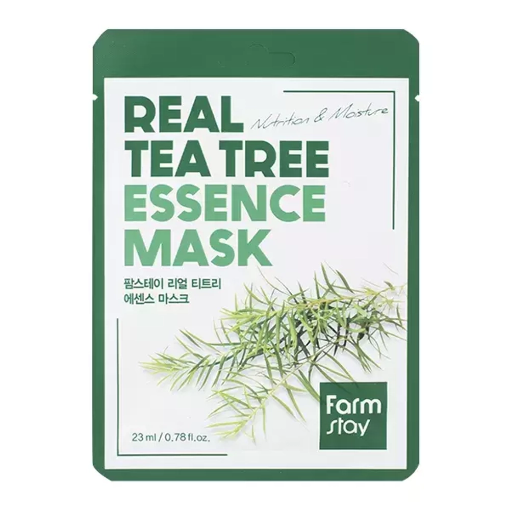 Тканевая маска с экстрактом чайного дерева FARMSTAY Real Tea Tree Essence Mask