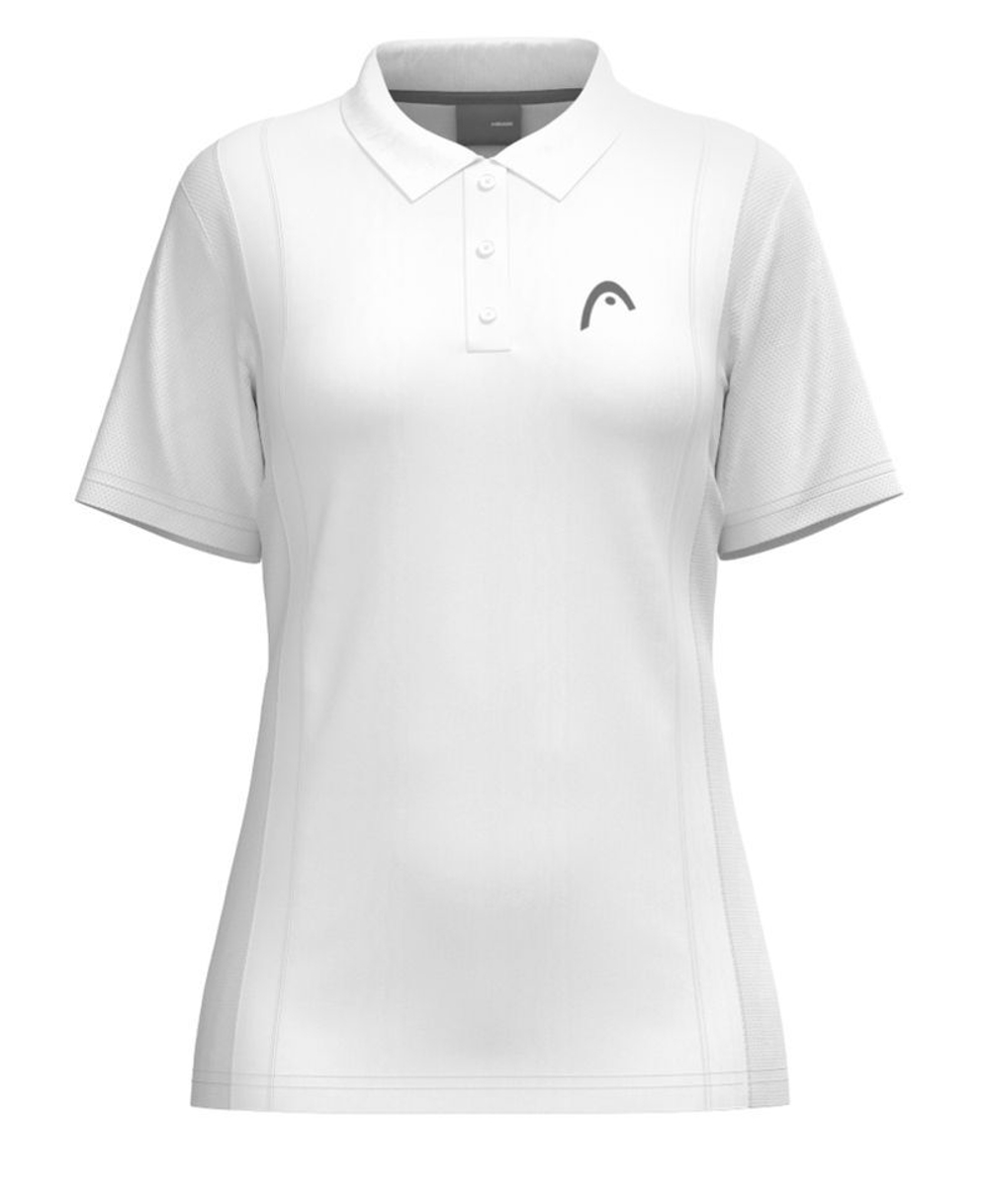 Женское поло Head Club 25 Tech - белый