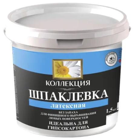 КОЛЛЕКЦИЯ Шпаклевка латексная 1,5кг (ИжСинтез)