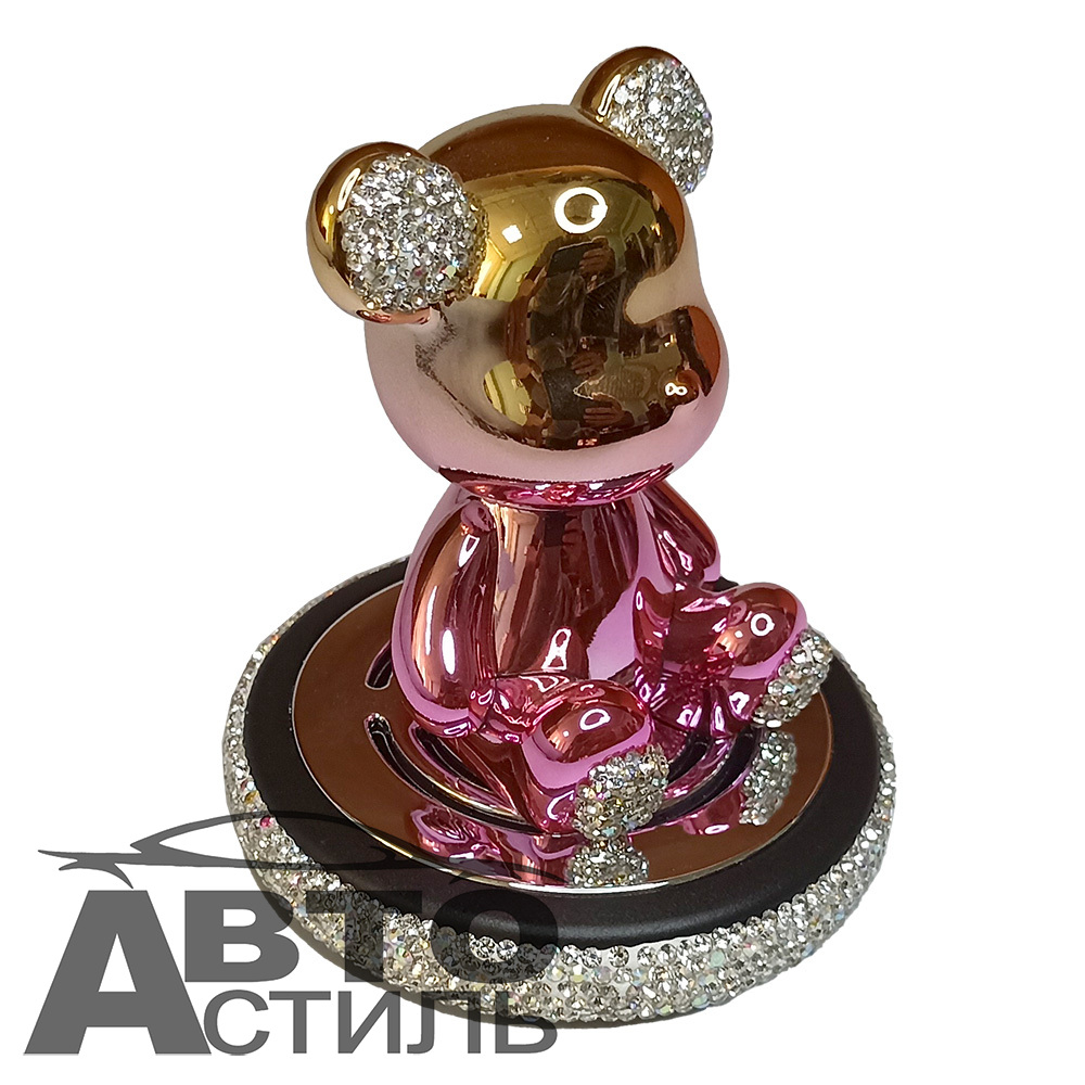 Ароматизатор-игрушка -на торпеду- Мишка - YC-14BPG сине-розовый