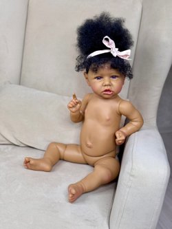 Кукла Реборн виниловая 55см в пакете (FA-214A)