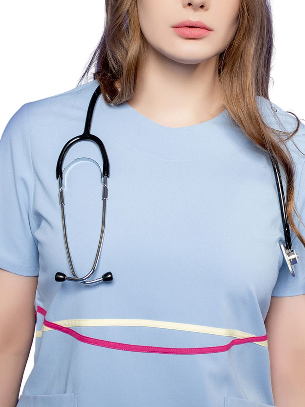 Туника медицинская женская Pulse 242 Florida, R132 светло-голубой, S