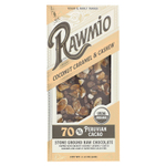 Rawmio, Каменный молотый необработанный шоколад, кокосовая карамель и кешью, 60 г (2,12 унции)