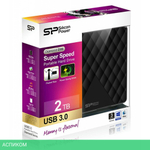 Внешний накопитель Silicon Power Diamond D06 2Tb Black (SP020TBPHDD06S3K)