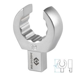 KING TONY (34501419M) Насадка разрезная серии "FIT", 19 мм, 9х12 мм