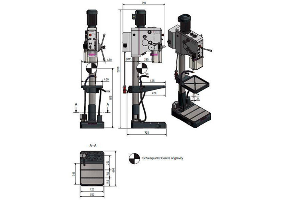 Вертикально-сверлильный станок OPTIdrill DH 32GS