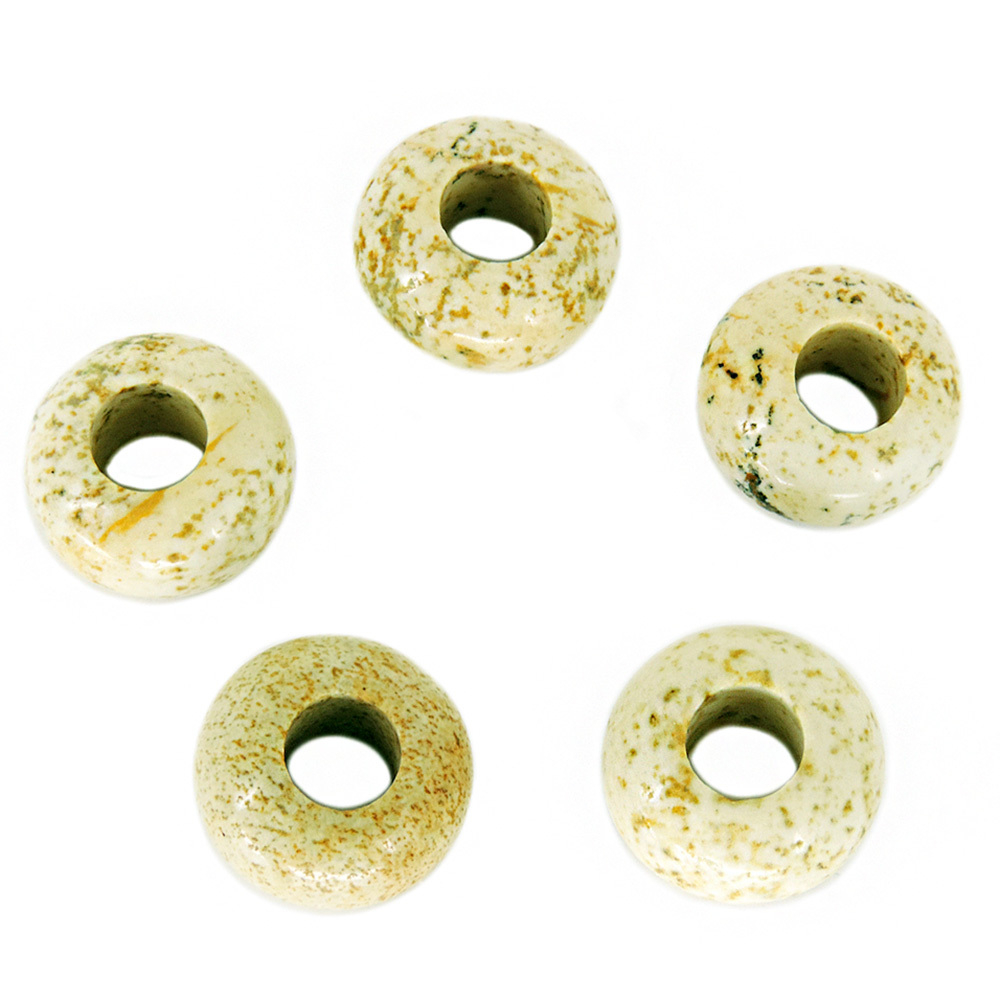 Бусины-шармы яшма, агат асс.