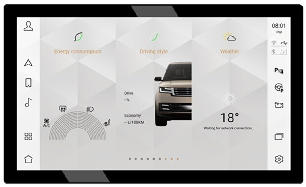 Магнитола для Range Rover 4 2012-2017 / Sport 2 2013-2017 - Carmedia MRW-1304 Android 11, 8ГБ-128ГБ, SIM-слот, CarPlay