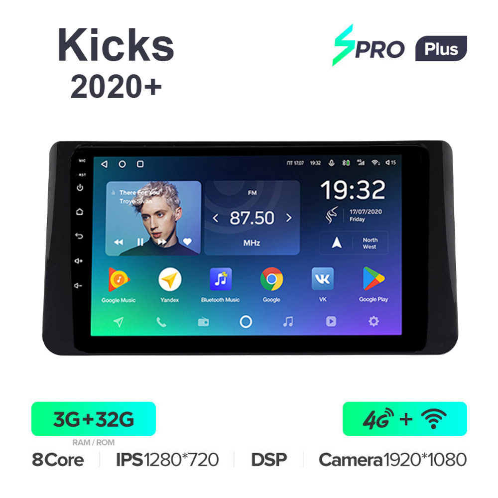 Teyes SPRO Plus 10,2"для Nissan Kicks 2020+ (прав)