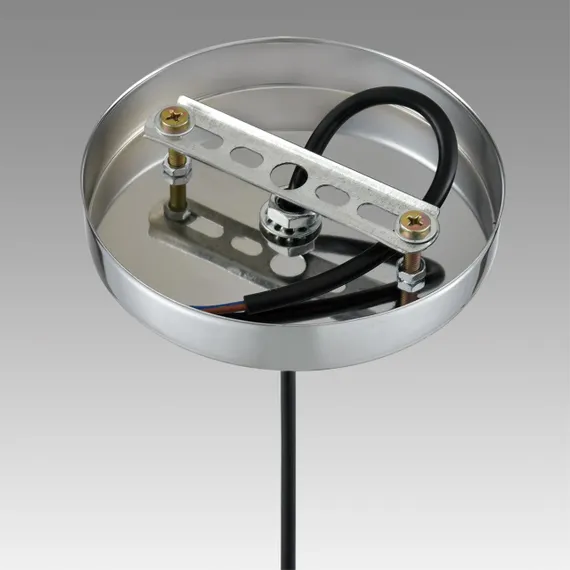 8048/1A SUSPENTIONI LN26 392 хром/розовый металл/стекло Подвесной светильник E27 1*60W 220V MANOLA