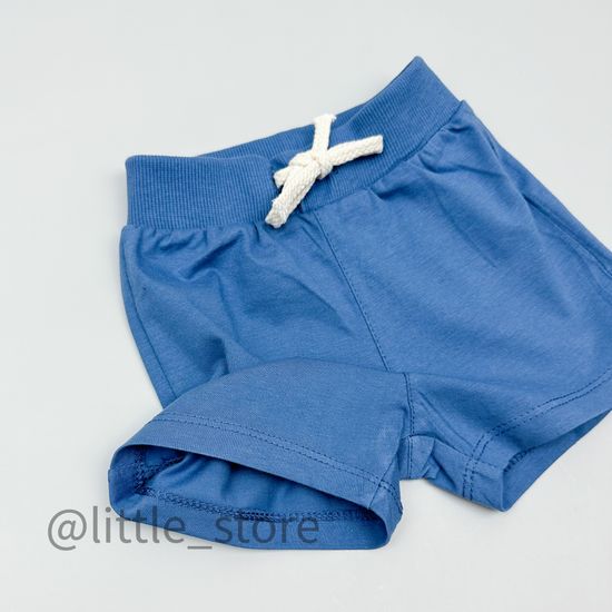 Шорты хлопковые "Summer moments" синяя волна