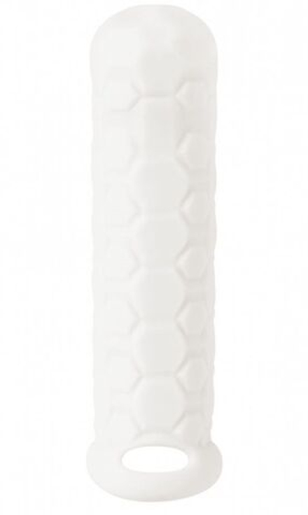 Белый фаллоудлинитель Homme Long - 15,5 см.