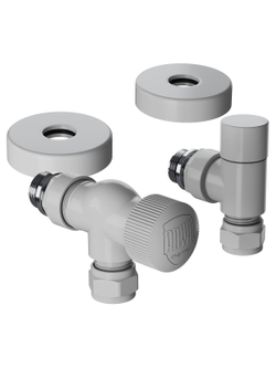 Набор термостатический осевой Royal Thermo Design Pro 15мм М30х1,5 (Белый)