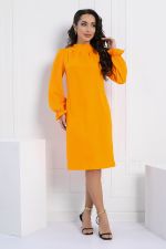 Платье Яркий акцент (апельсиновое) П12960-36М LT Collection