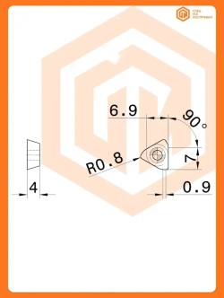 Пластина 3PHT100408R-AL M03-Z STI 1 штука СпецТехИнструмент