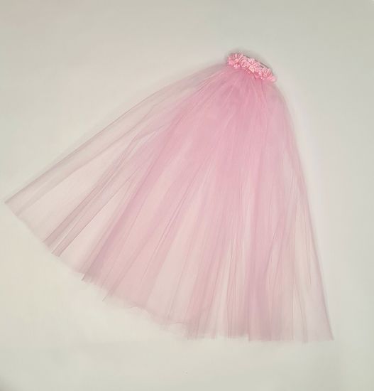 Мини фата коралловая SvetikFantasy "Для девичника" №5613.135