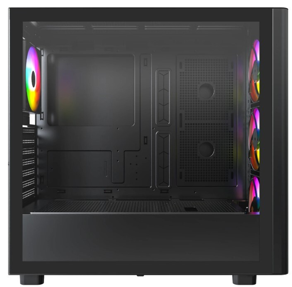 Корпус ATX Montech XR WOOD BLACK