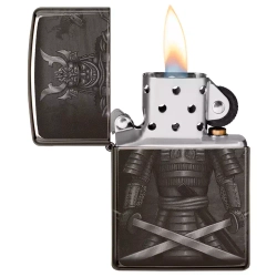 Зажигалка Zippo 49292 Knight Fight Design, High Polish Black
